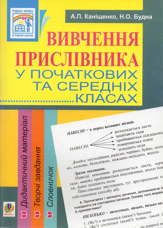 Изучение наречия в начальных и средних классах. Дидактический материал Изучение наречия в начальных и средних классах. Дидактический материал