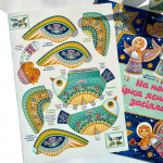 На небі зірка ясна засіяла: Паперові прикраси на ялинку. Зображення №3