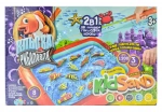 Гра настільна Danko toys Кльова риболовля та кінетичний пісок 2 в 1 велика. Зображення №1
