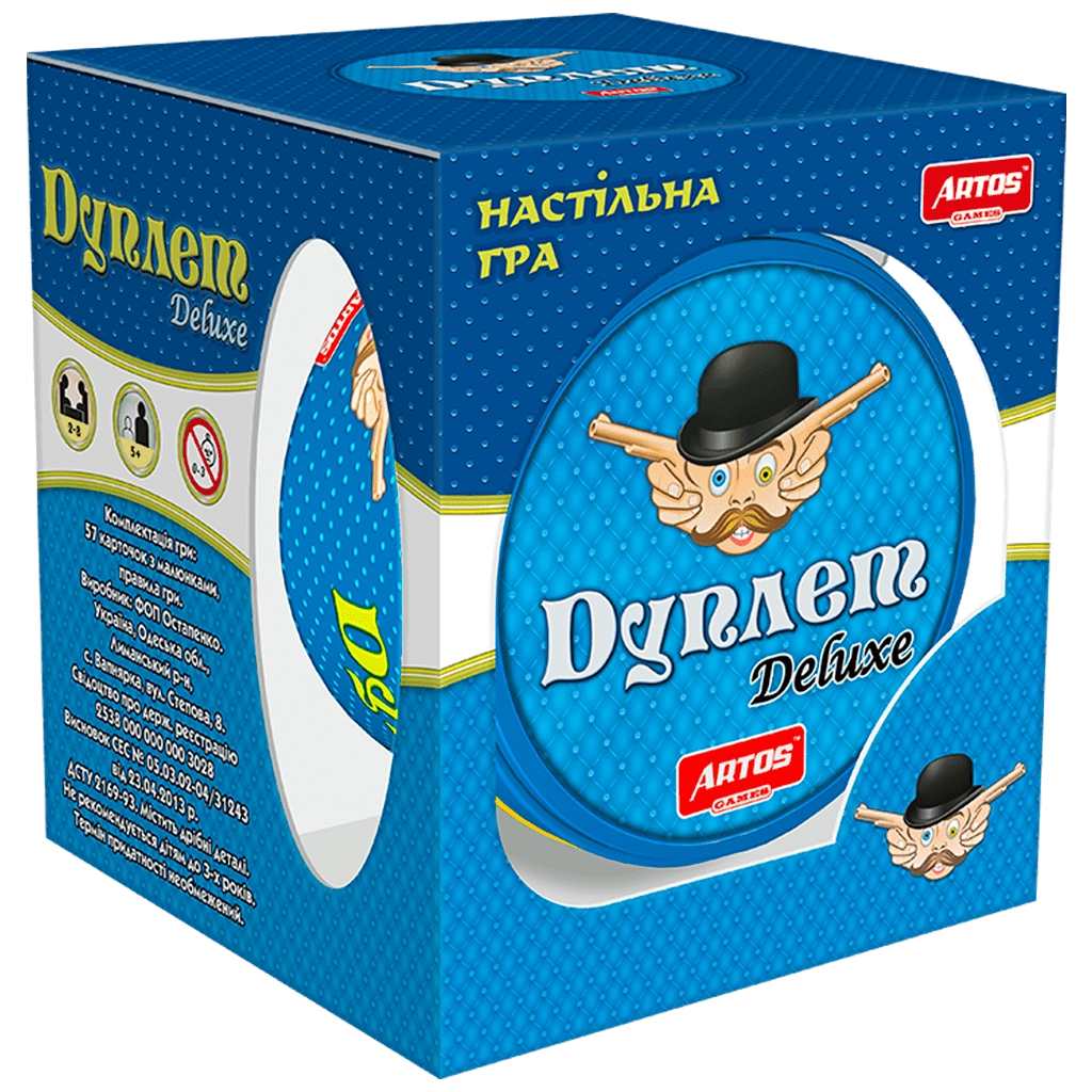 Дуплет Deluxe Artos Games Настільна гра Дуплет Deluxe Artos Games Настільна гра