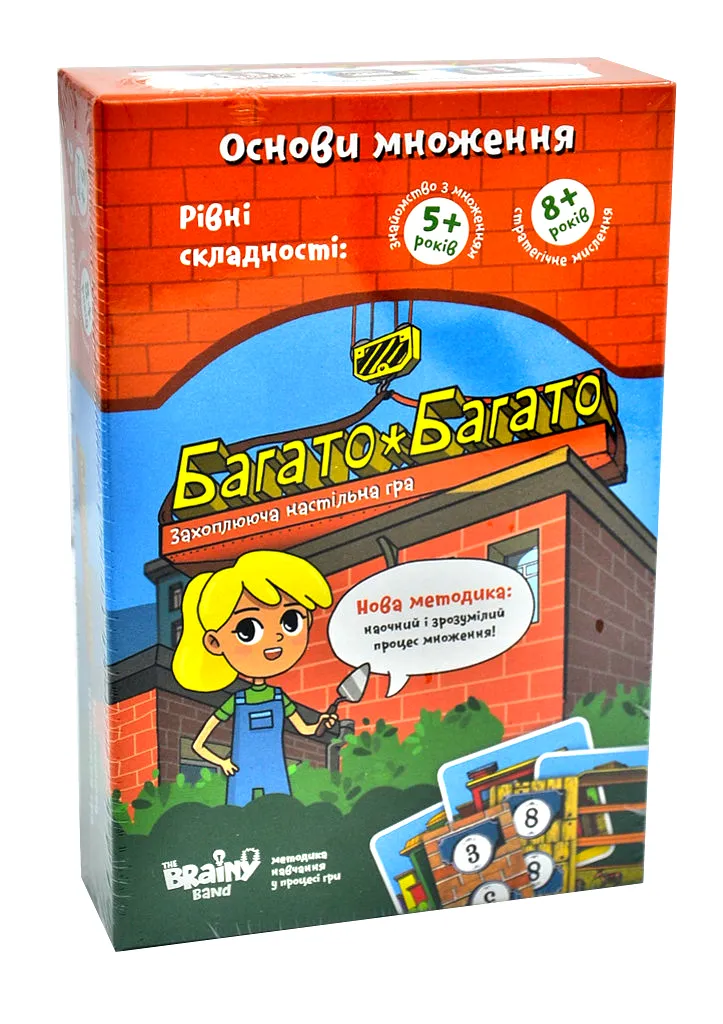 Настільна гра Багато-Багато УКР006 Brainy Band Настільна гра Багато-Багато УКР006 Brainy Band