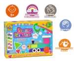 Мозаїка 7305 Весела Мозаїка FUN GAME, 22 різнокольорових елемента, 12 платформ з малюнками, в коробці. Зображення №3