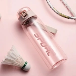 Пляшка для води CASNO 550мл KXN-1220 Рожева. Изображение №3