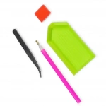 Алмазна мозаїка Котик у кошику 50х50 см GA0012. Изображение №1