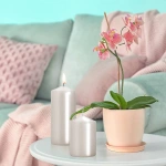 Набір свічок Bispol 4 шт. Білий перламутр (sw50/4-190). Зображення №2