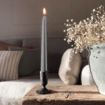 Набір свічок столових Bispol 10 шт. Срібний металік (s30-271). Зображення №1