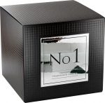 Ароматична свічка Bispol в скляному свічнику з металевою кришкою  Premium Fragranced Candle №1 (snp100-001). Зображення №2