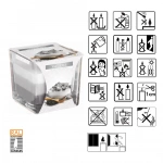 Ароматична свічка Bispol в квадратному стакані із триколірним наповненням Соляні печери SNK80-313. Изображение №2 Ароматична свічка Bispol в квадратному стакані із триколірним наповненням Соляні печери SNK80-313. Изображение №2