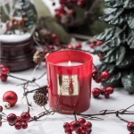Ароматична свічка Aroma Home Merry Christmas - Яблуко і кориця, 140 г. Зображення №1