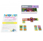 Настільна гра Strateg Domino Limited edition звірята української мовою (30327). Зображення №1