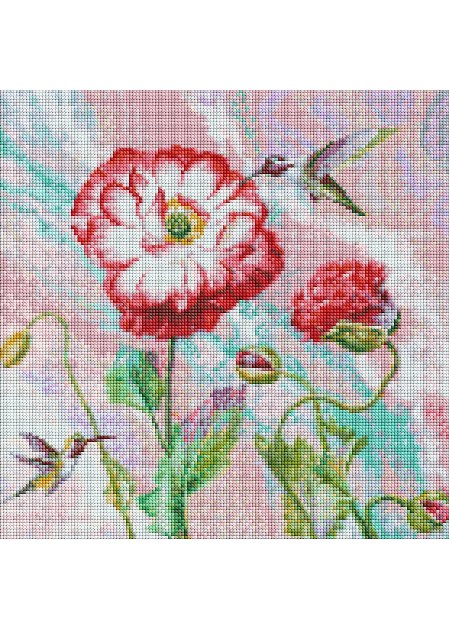 Алмазна мозаїка 'Легкий етюд 40х40 АМО7459 Алмазна мозаїка 'Легкий етюд 40х40 АМО7459