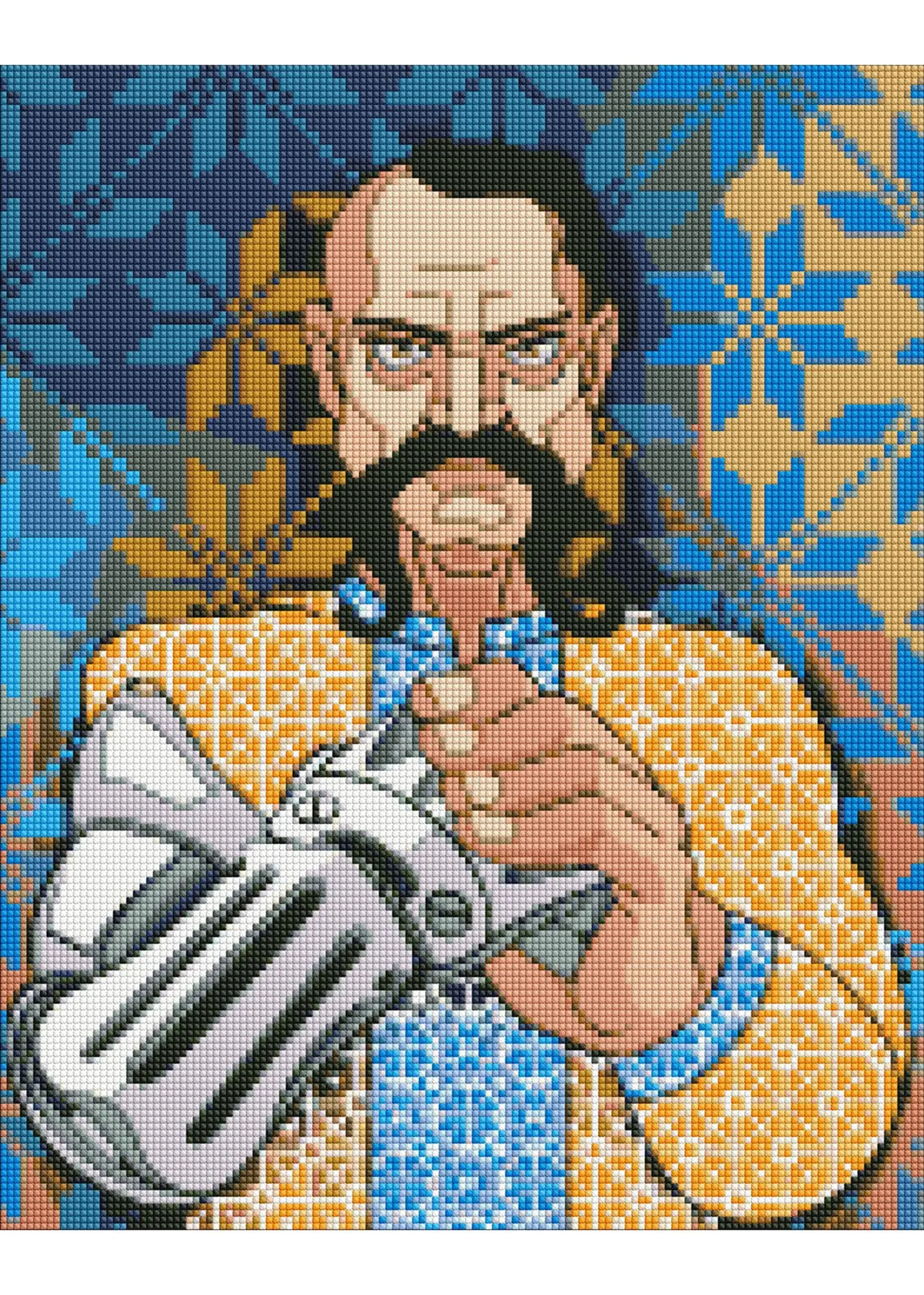 Алмазна мозаїка 'Український кіборг' 40х50 АМО7425 Алмазна мозаїка 'Український кіборг' 40х50 АМО7425