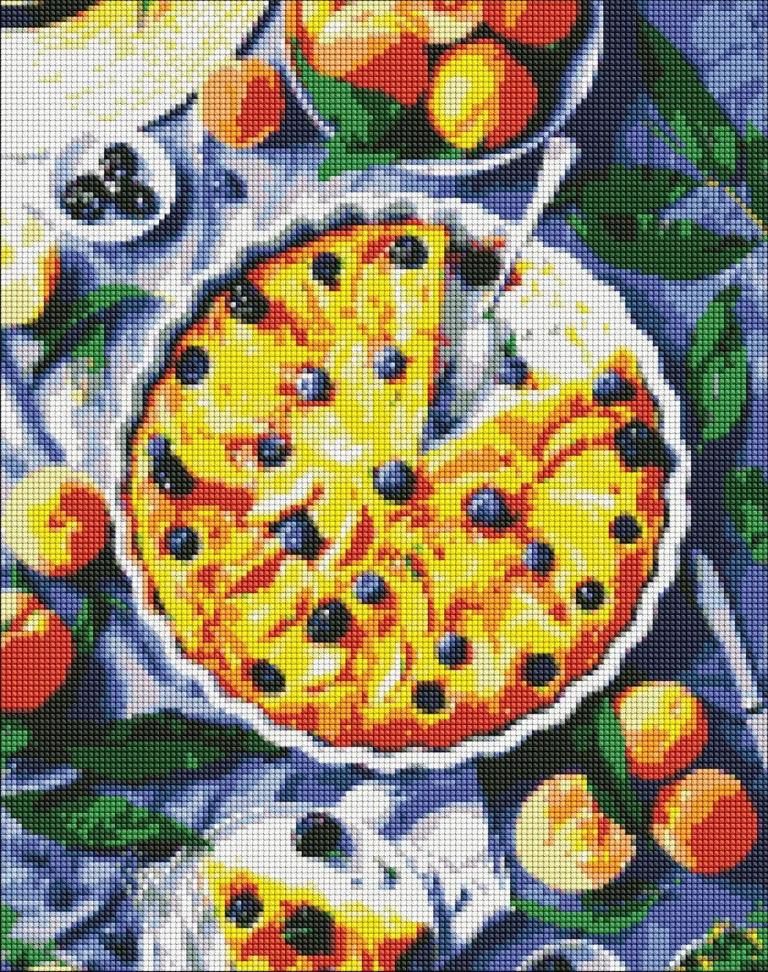 Алмазна мозаїка Персикова спокуса 40х50 АМО7137 Алмазна мозаїка Персикова спокуса 40х50 АМО7137