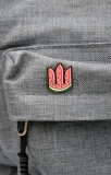 Пін (значок) Bookopt Кавун тризуб. Зображення №2 Пін (значок) Bookopt Кавун тризуб. Зображення №2