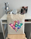 Екошопер Bookopt Кольорові метелики в любові бежевий (ВК4060). Зображення №4