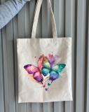 Екошопер Bookopt Кольорові метелики в любові бежевий (ВК4060). Зображення №5