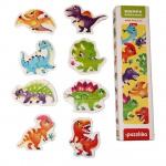 Пазли 8 в 1 "Динозаври" Puzzlika. Изображение №1
