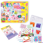 Набір Гель Арт "Смаколики" 2 пляшечки з гелем, молди, склянки, блискітки, основи для прикрас, пінцет, наліпки 41614. Зображення №1