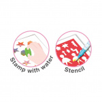 Набір для творчості 4 в 1, багаторазова водна розмальовка "Супергерої", 8 аркушів СН231898. Зображення №6