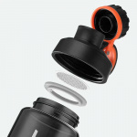 Пляшка для води CASNO KXN-1243 1000 мл чорна. Изображение №1