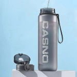 Пляшка для води CASNO KXN-1184 1050 мл сіра. Зображення №2