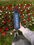 Пляшка для води CASNO KXN-1184 1050 мл синя. Изображение №5