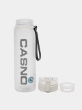Пляшка для води CASNO KXN-1184 1050 мл біла. Зображення №3 Пляшка для води CASNO KXN-1184 1050 мл біла. Зображення №3