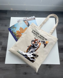 Екошопер BookOpt BK4079 Іван Багряний (Тигролови) "Сміливі завжди мають щастя", бежевий. Изображение №8