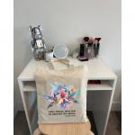 Екошопер BookOpt BK4089 Сергій Жадан  "Мова зникає, коли нею не говорять про любов" колір, бежевий. Зображення №4