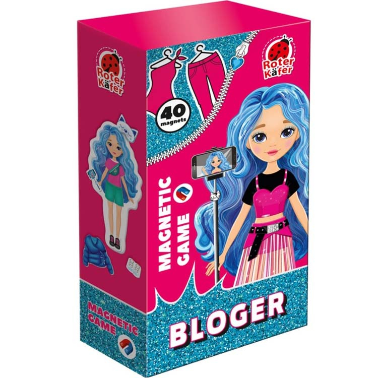 Гра настільна Roter Kafer Магнітна одягалка Блогер RK2130-01 Гра настільна Roter Kafer Магнітна одягалка Блогер RK2130-01
