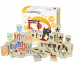 Гра настільна IGROTECO Дитячий маджонг 49 елементів. Зображення №1