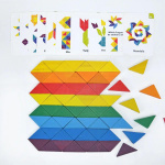 Дерев'яна трикутна мозаїка IGROTECO 64 деталі. Изображение №6