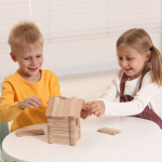 Дерев'яні конструктор IGROTECO Будиночок з верандою 102 деталі. Зображення №5