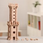 Дерев'яний конструктор IGROTECO Вежа 213 деталей. Зображення №1