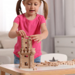 Дерев'яний конструктор IGROTECO Вежа 213 деталей. Зображення №3