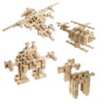 Дерев'яний конструктор IGROTECO Фантазія 240 деталей. Зображення №2