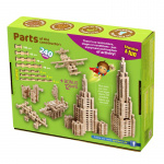 Дерев'яний конструктор IGROTECO Фантазія 240 деталей. Зображення №5