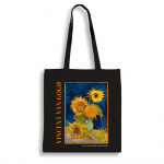 Екошопер BookOpt BK4096 Vincent Van Gogh Six Sunflowers, чорний. Изображение №1 Екошопер BookOpt BK4096 Vincent Van Gogh Six Sunflowers, чорний. Изображение №1