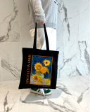 Екошопер BookOpt BK4096 Vincent Van Gogh Six Sunflowers, чорний. Изображение №3 Екошопер BookOpt BK4096 Vincent Van Gogh Six Sunflowers, чорний. Изображение №3