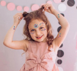 Набір наліпок на обличчя Avenir Корона діамантові стрази TS228227. Зображення №1