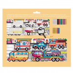 Набір для творчості Avenir Транспорт арт-пікселі 10000 елементів CH191596. Зображення №5