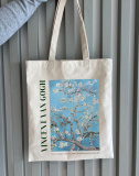 Екошопер BookOpt BK4098 Vincent Van Gogh Almond Blossom, бежевий. Зображення №5