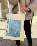 Екошопер BookOpt BK4098 Vincent Van Gogh Almond Blossom, бежевий. Зображення №9