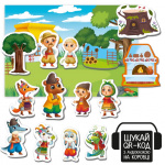 Гра розвиваюча Vladi Toys VT3206-35 магнітний театр з аудіоказкою Казкові голоси "Коза-дереза". Зображення №2