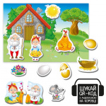 Гра розвиваюча Vladi Toys VT3206-39 магнітний театр з аудіоказкою Казкові голоси "Курочка Ряба". Зображення №2