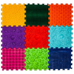 Масажний килимок Ортек Динозаври 9 елементів. Зображення №2