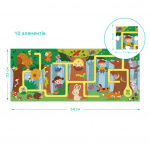 Пазл-лабіринт DodoToys Моя мандрівка лісом 300585. Изображение №4