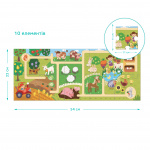 Пазл-лабіринт DodoToys Моя мандрівка фермою 300586. Изображение №4