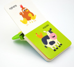 Книжка-брязкальце з прорізувачем. Моя ферма. Зображення №2