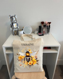 Екошопер BookOpt BK4099 Бджілка - символ Відродження, бежевий. Зображення №4